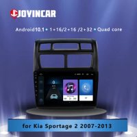 JOYINCAR 2Din Android 10.1 Car Player Multimedia Auto Radio For Kia Sportage 2 2007 -2013 GPS Navigation FM 2din Stereo 4core