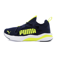 PUMA SOFTRIDE Rift Slip On Pop Jr 套入式 運動鞋 大童 藍黃 S0430 (19477321)