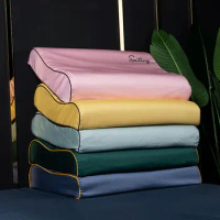 30x50/40x60cm Cotton Pillowcase Memory Foam Bed Orthopedic Latex Pillow Cover Sleeping Pillow Protector Pillowslip Bedding Sets