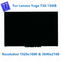 Original 15.6 inch Assembly For Lenovo Yoga 730-15 yoga 730 15 LCD Digitizer 5D10Q89744 FHD Touch Screen Replacement with frame