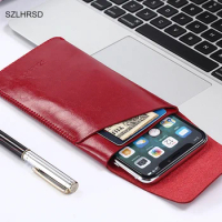 SZLHRSD for Oppo F7 case slim sleeve pouch Wallet cover , microfiber stitch for Huawei Y7 Prime 2018 Phone bag