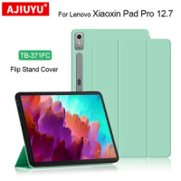 For Lenovo Xiaoxin Pad Pro 12.7" 2023 Tablet Magnetic Folding Smart Cover for Xiaoxin Pad Pro 12.7 inch TB-371FC Tablet Case
