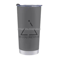 Le Coq Disparus Travel Mug Stainless Steel 304 Sealed Lids Thermos Mugs Travel Cup Le Coq Disparus Sporty Rooster Disappeared Sp