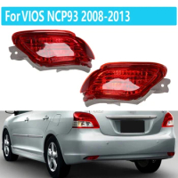 1Pair Car Rear Bumper Fog Light Parking Warning Reflector Taillights For Toyota VIOS NCP93 2008-2013