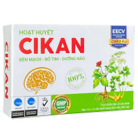 [Phát hành gần đây] Hoạt huyết Cikan Bền mạch - Bổ tim - Dưỡng não (Hộp 4 vỉ x 10 viên) - Boby