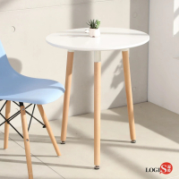 【LOGIS】LOGIS邏爵- 自然簡約北歐60CM圓形桌/ 圓桌/ 工作桌/ 書桌/ 休閒桌