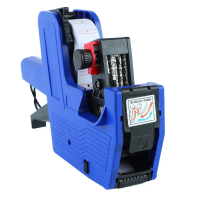 Profesional MX-5500 Penanda Harga 8 Digit Cetakan Jelas Pembuat Tag dengan 2 Roda Dakwat Biru Pembua