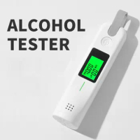 New Smart LED Display Automatic Alcohol Tester Professional Breath Alcohol Tester Rechargeable Breathalyzer Alcohol Test Tools