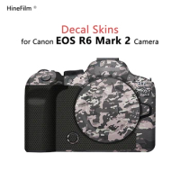 EOS R62 Camera Sticker R6II Protective Skin For Canon EOS R6 Mark II Camera Protector Coat Wrap R6M2 Decal Cover Sticker Film