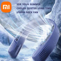 Xiaomi's New Lazy Man Hanging Neck Fan USB Charging 360 ° Surrounding Large Capacity Cooling Sports Outdoor Mini Fan Wholesale