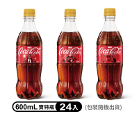 Coca-Cola 可口可樂 寶特瓶600ml x24入/箱