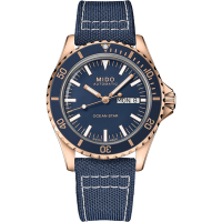 MIDO 美度 官方授權 OCEAN STAR TRIBUTE海洋之星75週年腕錶M0268303804100-40.5mm