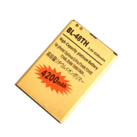 1x 4200mAh BL-48TH BL48TH Gold Replacement Battery For LG Optimus G Pro F240K F240S F240L E980 E986 E988 F310 E940 E977 E985