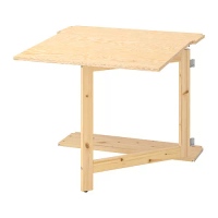 IVAR 折疊桌, 松木, 80x30-91 公分