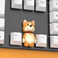 Animal Party Theme Keycaps Custom Cartoon Cute Key Cap MX Switches Kawaii Anime Key caps for Mechanical Keyboard Accessories