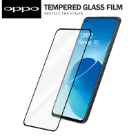 【超取免運】美特柏 OPPO Reno6/Realme GT (5G) 彩色滿版全屏鋼化玻璃膜 全覆蓋鋼化膜 螢幕保護貼 防刮防爆