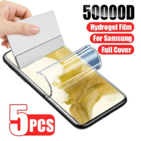5PCS Hydrogel Film For Samsung Galaxy S23 S21 S20 Note 20 Ultra S22 S10 Plus A13 A53 5G Screen Protector for Samsung Note 10Plus