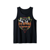 Def Leppard Hard Rock Heavy Metal Band Rock Hall of Fame Loose Casual Men's Cotton Vest