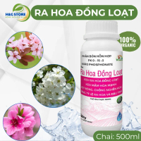 Phân bón PK 15-3, RA HOA ĐỒNG LOẠT 500ml  - Kéo mầm hoa nhanh & Tăng tỷ lệ ra hoa đậu trái phân  bón