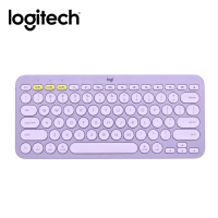 【Logitech】羅技 K380 藍牙多功靜音鍵盤 2022Q4新色 (星暮紫/迷雾灰)-星暮紫