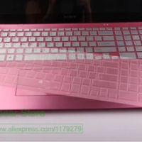Silicone 15 Inch Keyboard Cover Protector For Sony Vaio Svf15 Svf 15 Svf15E Svf15N Svf15A16Cxb Svf15N17Cxb Svf15Nb1Gl