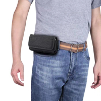 Oxford Belt Clip Phone Case Men Waist Bag For Moto G Stylus 5G Power G30 G32 G7 G8 G9 Plus Edge E6 E7 Play One 5G Holster Pouch