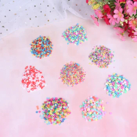 10g Fake Sprinkles Decoration For Slime Filler DIY Slime Supplies Simulation Candy Cake Dessert Toys Slime Mud Clay Accessories
