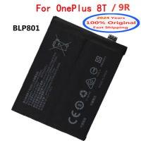 2024 Years One plus BLP801 100% Original Phone Battery For Oneplus 8T 9R 4500mAh High Quality Battery Batteries + Tools