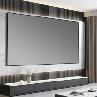 F1HALR Black Diamond ALR-1.5 Ambient Light Rejecting Edge Frame Projection Screen for Standard Long Throw Projector