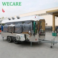 WECARE Ice Cream Truck BBQ Burger Food Trucks Mobile Restaurant Food Trailer Fully Equipped