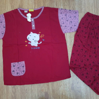 Babydoll cp JUMBO baju tidur piyama wanita kaos celana panjang jumbo LD 115-120cm merk dio