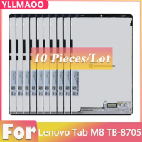 10 PCS 8.0 inch LCD For Lenovo Tab M8 FHD TB-8705F TB-8705N TB-8705M TB-8705 LCD Display Touch Screen Digitizer Assembly Replace