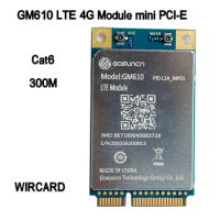 WIRCARD GM610 LTE 4G Module mini PCI-E 4G Card FDD-LTE TDD-LTE LTE-A Cat6 300M for router