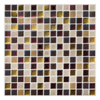 Peel and Stick Mosaic Tile Waterproof Wallpaper DIY Felxible 3d Effect Wall Tiles - 5 Sheets