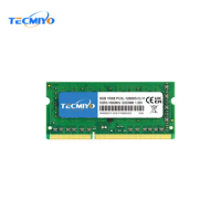 TECMIYO 1RX8 8GB DDR3L 1600MHz SODIMM Laptop Memory RAM 1RX8 DDR3 8GB 1600MHz SODIMM 1.35V PC3L-12800S Non-ECC - Green
