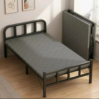 Giường gấp gọn có nệm kích thước 1m4*2m chịu lực 300kg