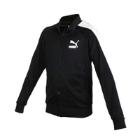 PUMA 男流行系列T7立領外套-休閒 保暖 毛圈 上衣 53009401 黑白