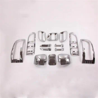 Chrome accessories for toyota hiace 2005 body kits protective cover have logo ABS car parts whole exterior cover 20pcs/set