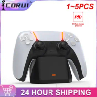 For PS5 Controller Charger USB Single Charging Dock Stand Station Cradle For Sony Playstation 5 For PS5 New Gamepad Controller