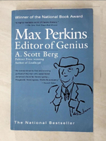 【書寶二手書T7／歷史_JL3】Max Perkins: Editor of Genius_Berg, A. Scott