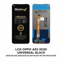 LCD OPPO A53 2020 UNIVERSAL BLACK MEETOO (A11S A32 A33 2020 A53S 4G A54 4G A55 4G A76 A96 4G K9S)