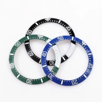 38*30.5mm SKX013 Ceramic Bezel Insert Slope Submariner Black/Blue/Green for Custom Build Luxury Watches Repair Parts