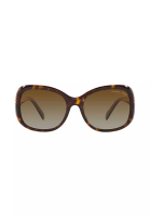 Prada Prada Women's Rectangle Frame Brown Acetate Sunglasses - PR 04ZSF