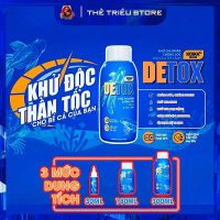 Koika Detox 105ml - Khử Clo, Kim Loại Nặng, NH3 NO2 NO3, Giảm Stress & Chống Sốc Cho Cá Tép, Hồ Thủy