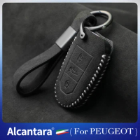Car Remote Key Case Cover Protective Shell Key chain for Dongfeng Peugeot  new 308 2008 3008 408 301 TPU car key bags accessories