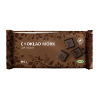 CHOKLAD MÖRK 黑巧克力片, 熱帶雨林聯盟認證, 100 公克