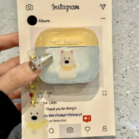 Vỏ Tai Nghe, Thiết Kế Hình Chim Cánh Cụt Tình Yêu Và Gấu Nhỏ West Highland, Thích Hợp Cho AirPods 3,