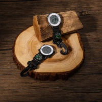 Fashionable with suitable for hiking time compass, adventure multifunctional nylon multifunctional outdoor enthusiasts,