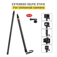 Carbon Fiber Extended Selfie Stick 1.5M/2.9M/3.0M For Insta 360 X3/ONE X2 /ONE RS/GO 2 For GoPro Insta360 Accessories