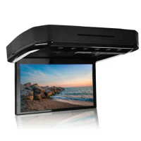 13.3" IPS Flip-Down Car Overhead Roof Monitor DVD CD Player MP3 HDMI USB SD FM